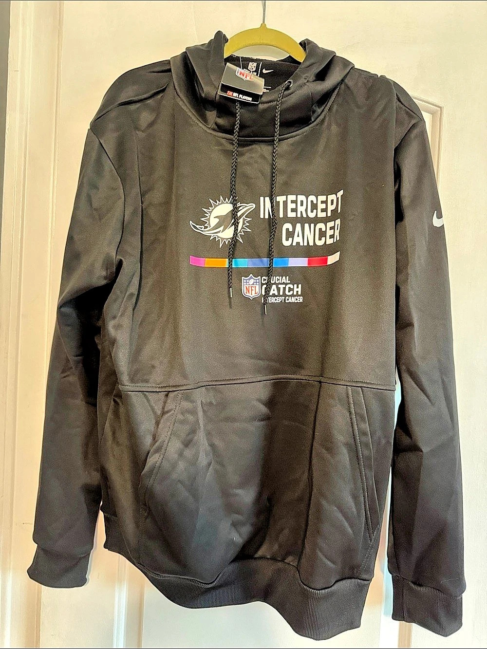 Nike NFL Players Therma-FIT Intercept Cancer Hoodie Therma-FIT Hoodie Black XXL-